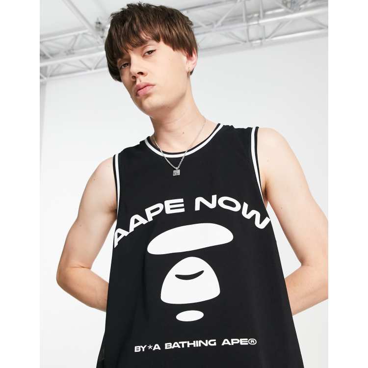 AAPE By A Bathing Ape reversible rock climber mesh tank top in
