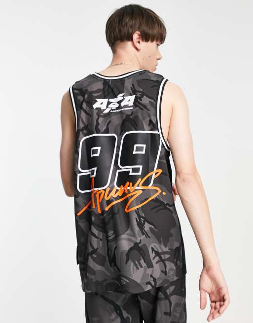 AAPE By A Bathing Ape reversible rock climber mesh tank top in