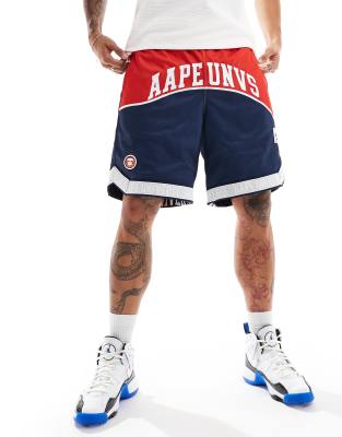 AAPE BY A BATHING APE® Aape By A Bathing Ape reversible shorts in multi