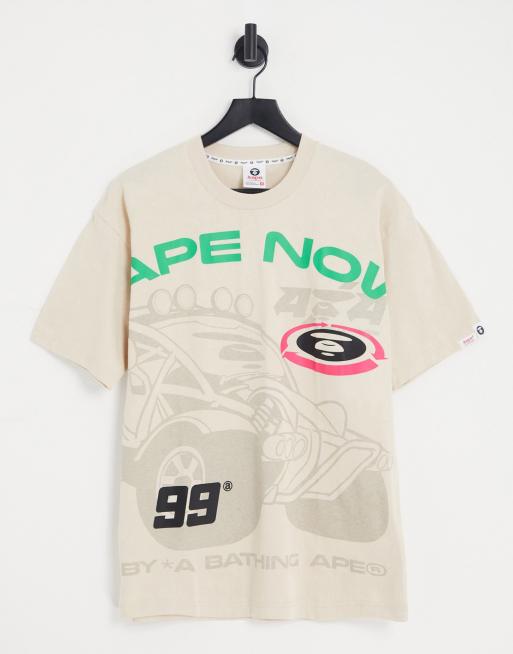 AAPE By A Bathing Ape – Rock Climber – Beżowy T-shirt