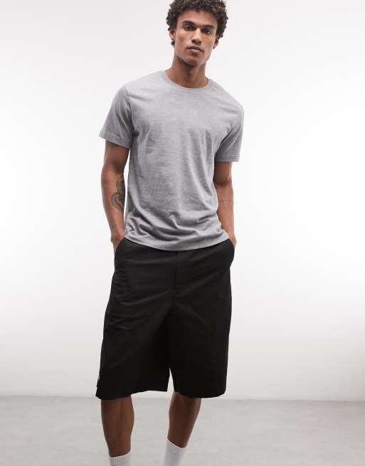 Aape by A Bathing Ape - Short ample en tissu - Noir, 2 de 5