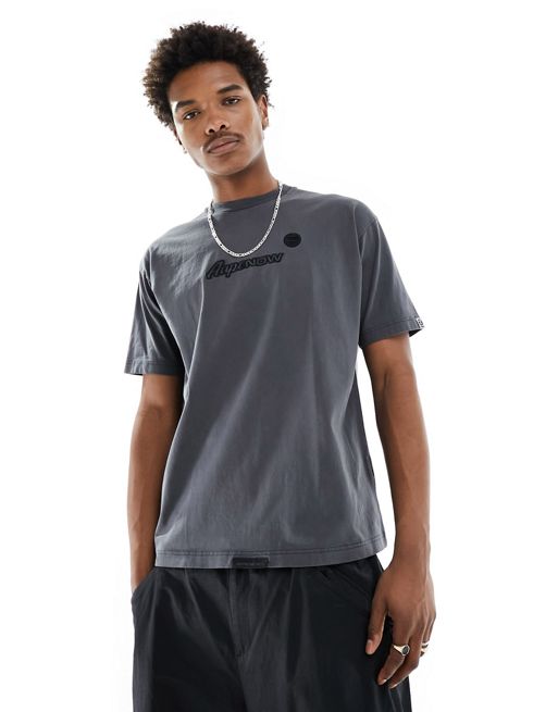Aape By A Bathing Ape short sleeve boxy fit t-shirt in washed black
