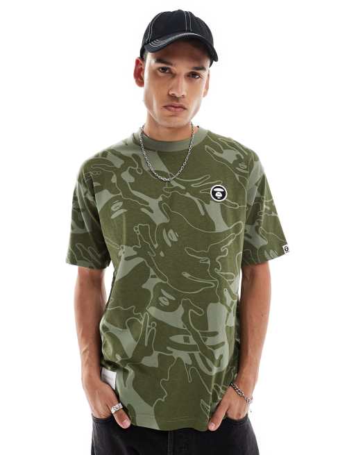 A bathing ape camo t shirt hotsell