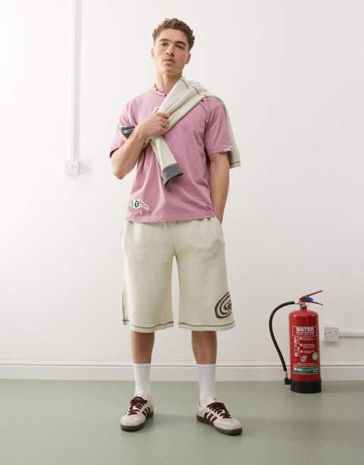 Aape By A Bathing Ape skater print t-shirt in pink