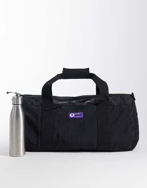 Aape by A Bathing Ape - Sort duffelbag med logo , 2 af 4