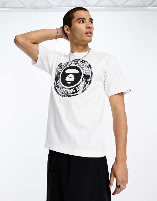 Aape By A Bathing Ape starbuck camo t-shirt in white | ASOS