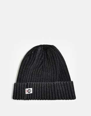 Aape By A Bathing Ape - Strickmütze in verwaschenem Schwarz
