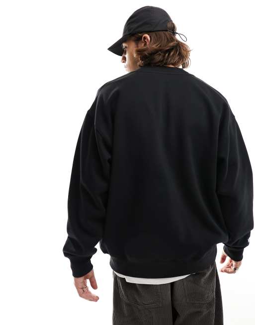 Aape By A Bathing Ape – Svart fleecekofta i collegestil, 3 av 4