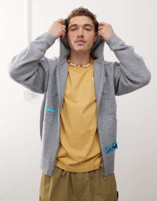 Aape By A Bathing Ape - Sweat  capuche  fermeture clair avec logo imprim dans le dos - Aape By A Bathing Ape - Modalova