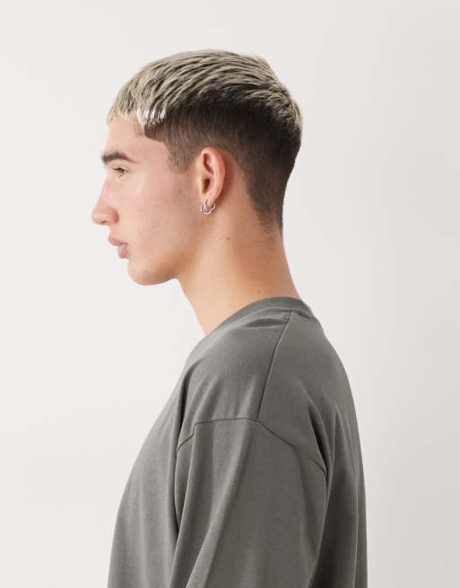 Aape By A Bathing Ape - T-shirt à manches longues coupe carrée - Vert, 4 de 5