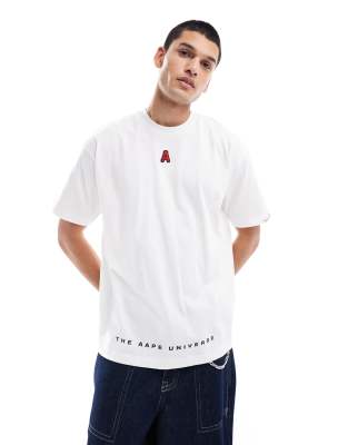 Aape by A Bathing Ape - T-shirt avec logo en relief - Aape By A Bathing Ape - Modalova