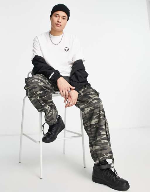 AAPE By A Bathing Ape - T-shirt coupe carrée à inscription Now - Blanc, 4 de 4