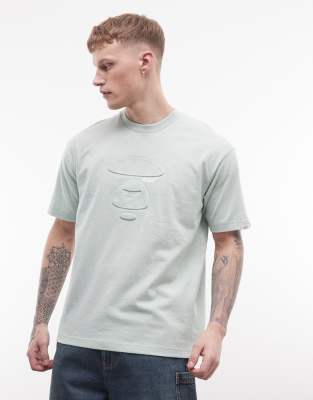 Футболка Aape by A Bathing Ape светло-зеленого цвета