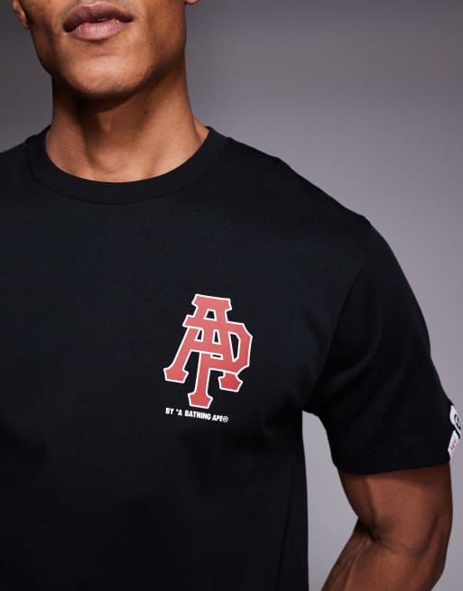 AAPE by A BATHING APE – T-Shirt in Schwarz mit Rückenprint, 5 von 5