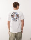 [AAPE BY A BATHING APE®] Aape by A Bathing Ape t-shirt in white with chest and back logo print Chest 34 WHITE