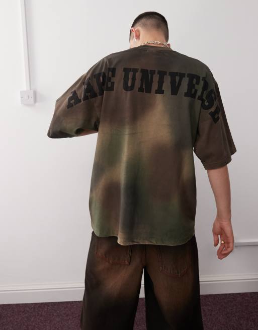 AAPE By A Bathing Ape - T-shirt met camouflageprint in groen, 3 van 4