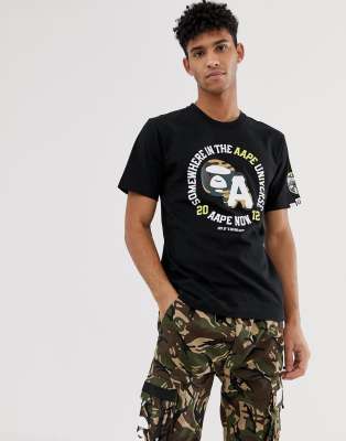 a bathing ape shirt camo