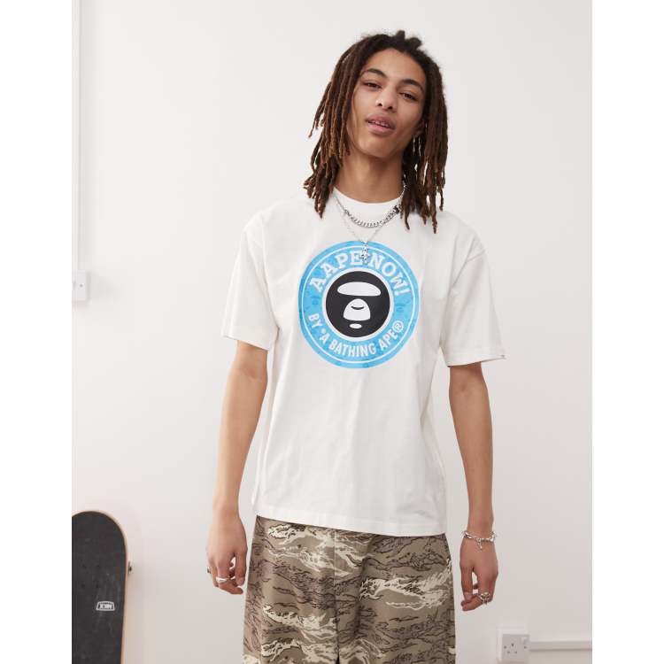 【AAPE by A BATHING APE】AAPER グラフィック プリント Tシャツ Aape By A Bathing Ape Men's T-Shirt 2024 Model AAPER Motif