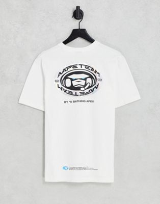 AAPE By A Bathing Ape team t-shirt in white