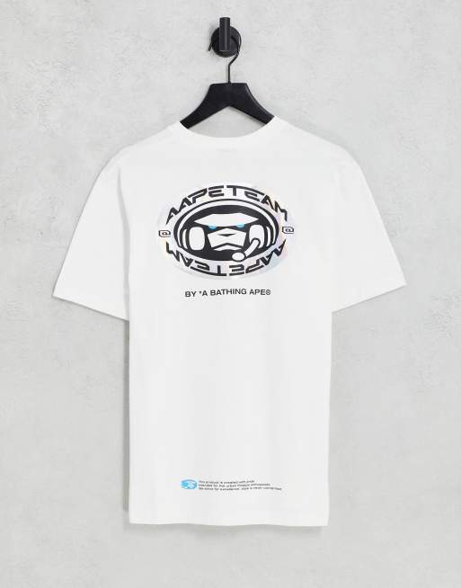 Aape By A Bathing Ape - Team - T-shirt in wit