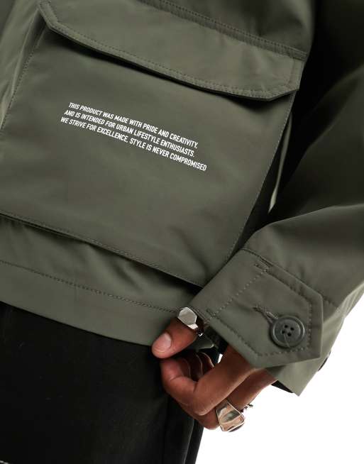 Aape By A Bathing Ape team technical jacket in yellow, 3 of 4