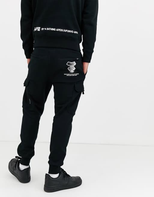 Bape deals black joggers