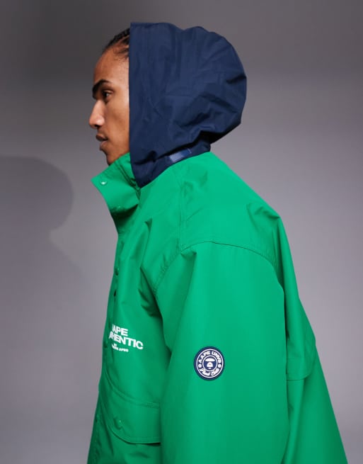 Aape By A Bathing Ape - Technisch windjack in groen, 4 van 5