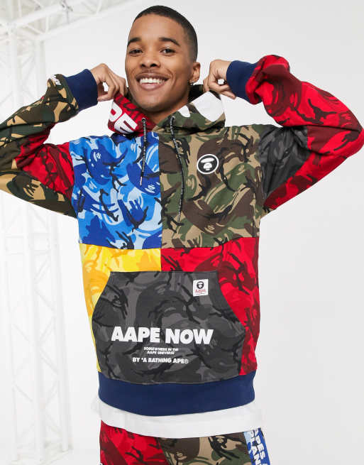 Aape by a outlet bathing ape hoodie