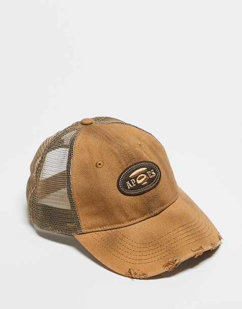 AAPE BY A BATHING APE trucker cap in dark beige - view 1
