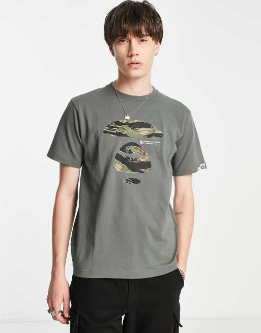 AAPE by A Bathing Ape Urban Army T-shirt in green