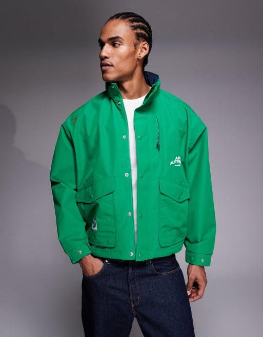 Aape by A Bathing Ape - Veste coupe-vent technique - Vert, 3 de 5