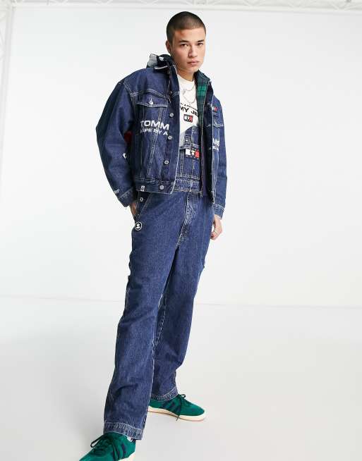 AAPE By A Bathing Ape x Tommy Hilfiger denim jacket in blue