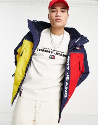 AAPE By A Bathing Ape x Tommy Hilfiger technical jacket with liner in multi