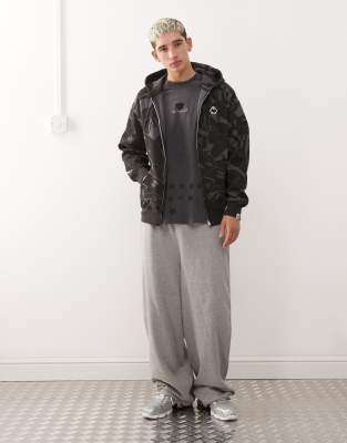 Aape By A Bathing Ape Abstract-print Zip-up Hoodie In Multi