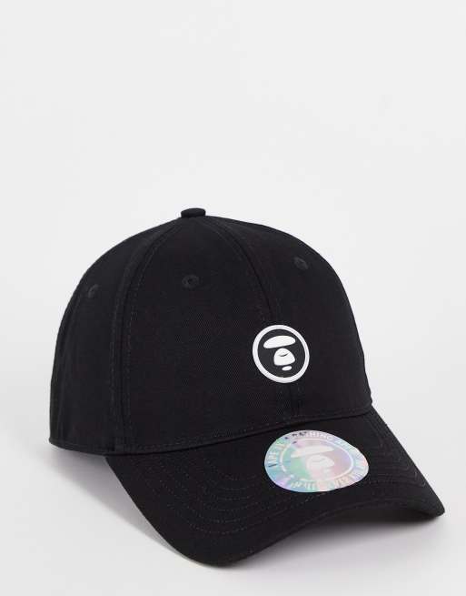 AAPE – Schwarze Kappe mit Markenlogo