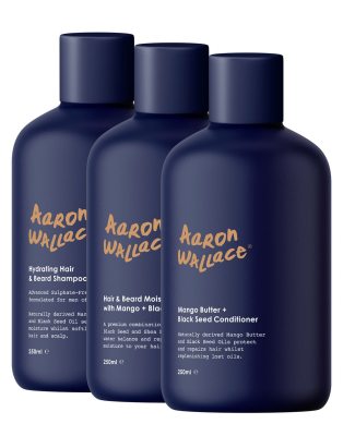 Aaron Wallace - 3-Schritte-Haarpflegesystem, 750 ml (spare 5%)-Keine Farbe