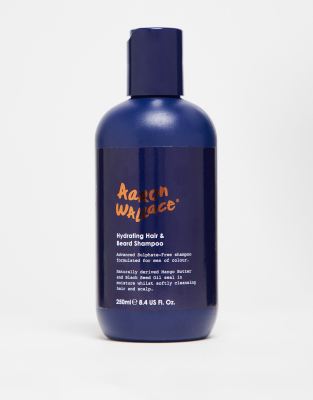 Aaron Wallace Hydrating Hair & Beard Shampoo 250ml-No colour