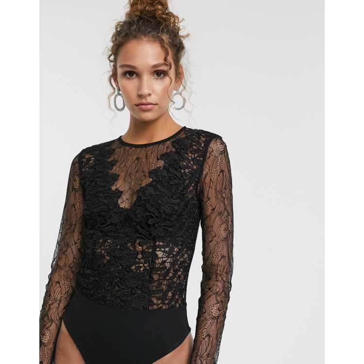 Lipsy lace sales bodysuit