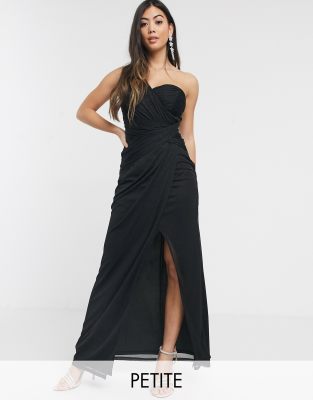 lipsy black one shoulder dress