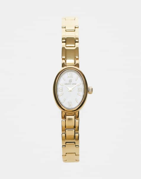Abbott Lyon gold mini oval watch - view 1