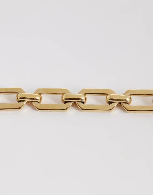 Abbott Lyon – Goldfarbenes Gliederarmband aus Edelstahl mit 18-Karat-Vergoldung, 3 von 3