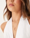 [Abbott Lyon] Abbott Lyon L initial necklace in 18K gold plated waterproof stainless steel No Size GOLD