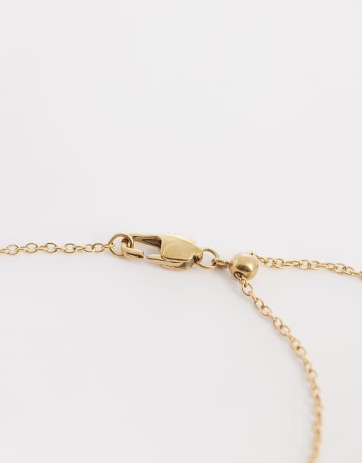 Abbott Lyon - Made Mine - Armbånd i rustfrit stål med 18k guldbelægning med lille knudedetalje, 2 af 3