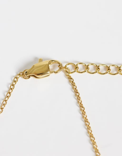 Abbott Lyon multi starfish necklace in 18kt gold plated, 3 of 4