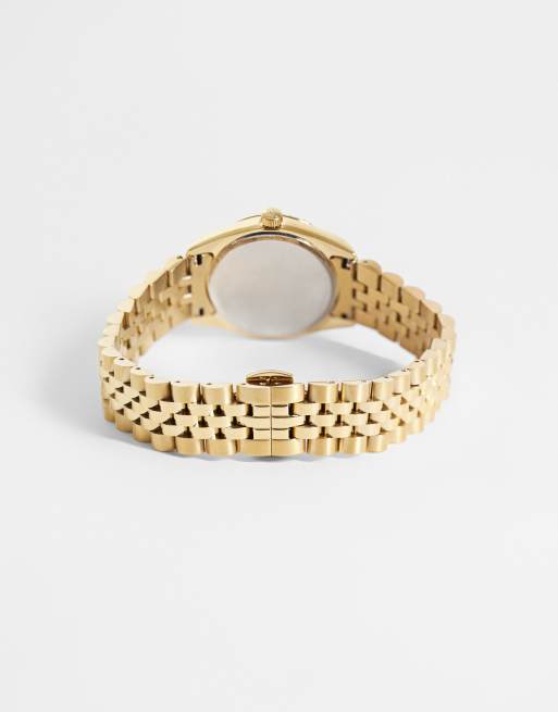 Abbott Lyon sage green belgravia 30mm watch in 14ct gold plated, 2 of 4