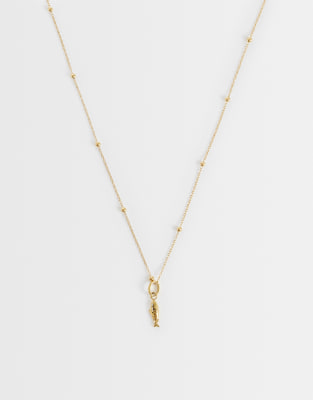 Abbott Lyon Sardine Pendant Necklace In Gold