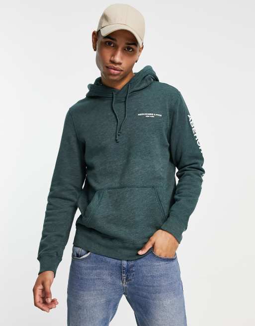 Abercrombie and sale fitch green hoodie