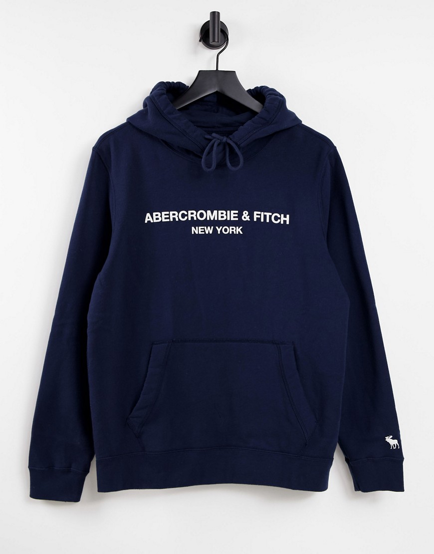 Abercrombie & Fitch Abercombie & Fitch Hoodie In Navy