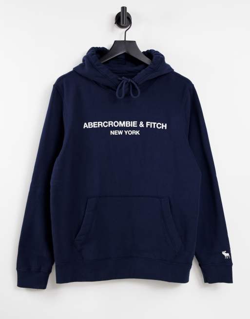Abercombie & Fitch hoodie in navy