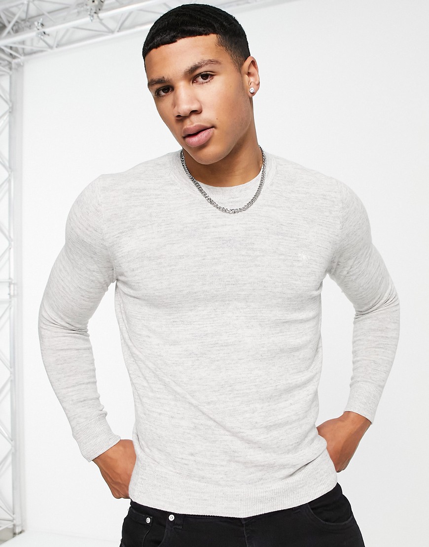 Abercrombie & Fitch Abercombie & Fitch Knitted Sweater In Gray